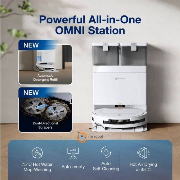جارو رباتیک اکووکس ECOVACS T50 Pro Omni - تصویر 6