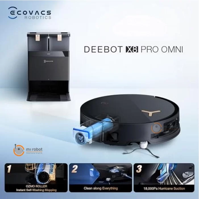 جارو رباتیک اکووکس Ecovacs Deebot X8 Pro Omni - تصویر 3