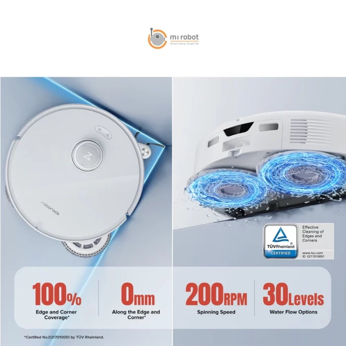 جارو رباتیک روبوراک Roborock Qrevo Curv - تصویر 5