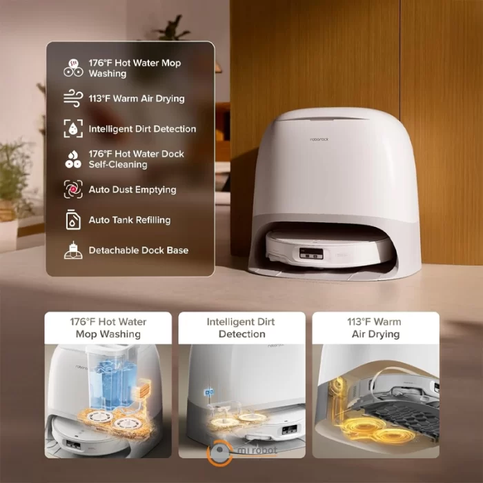 جارو رباتیک Roborock Qrevo CurvX - تصویر 8