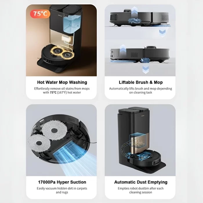 جارو رباتیک Airbot X40 Ultra - تصویر 6