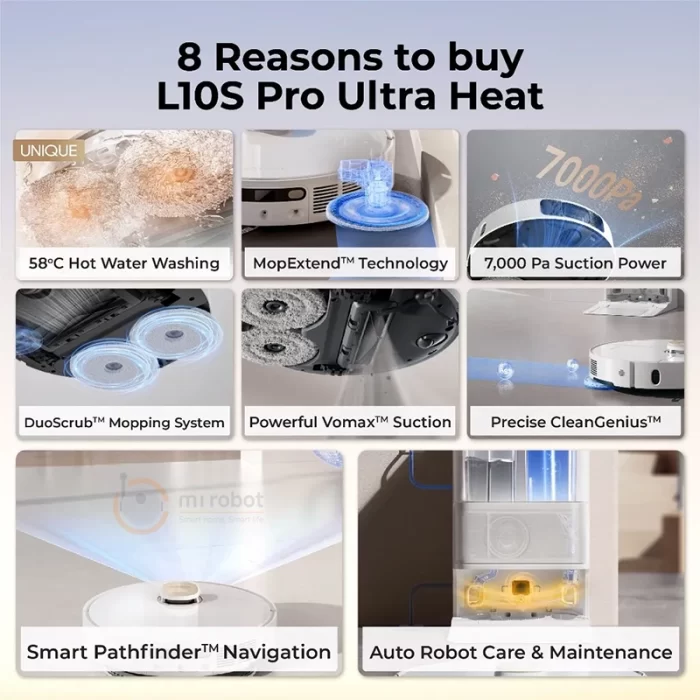 جارو رباتیک دریم Dreame L10s Pro Ultra Heat - تصویر 3