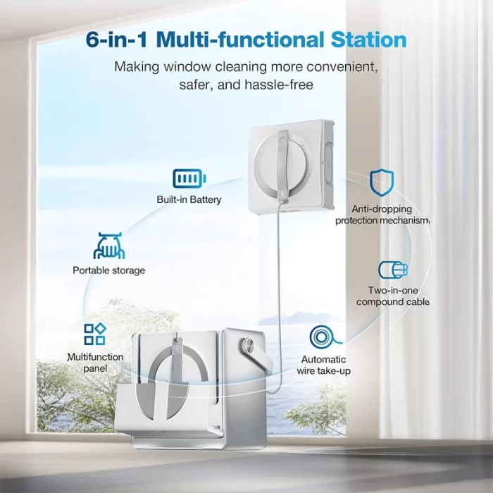 ربات شیشه ‌پاک‌کن هوشمند ECOVACS WINBOT W2 OMNI - تصویر 8