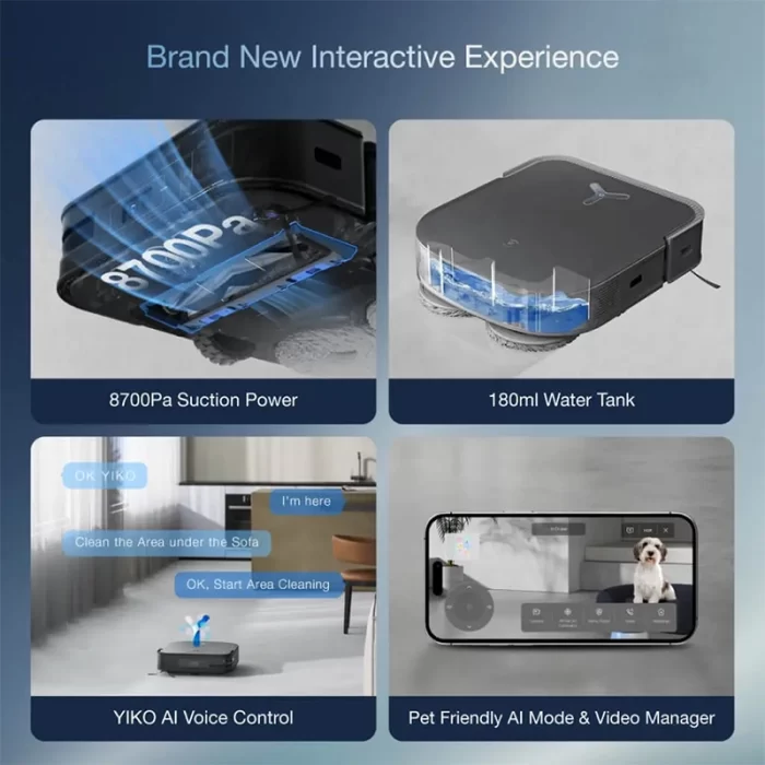 جارو رباتیک اکووکس Ecovacs X2 Combo - تصویر 8