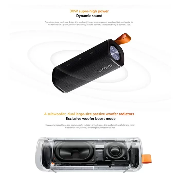 اسپیکر بلوتوثی قابل حمل شیائومی Xiaomi Sound Outdoor 30W - تصویر 6