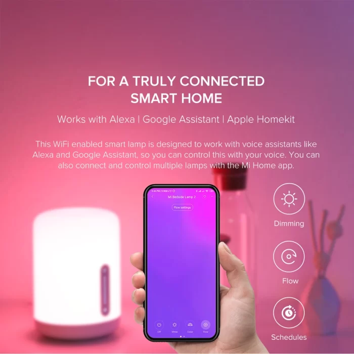 چراغ خواب هوشمند شیائومی Bedside Lamp 2 - تصویر 5