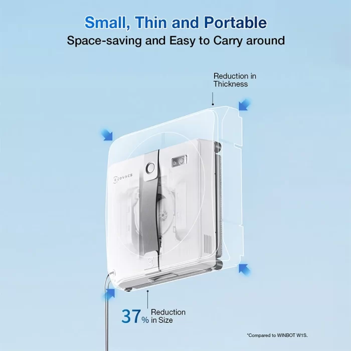 ربات شیشه‌شوی هوشمند WINBOT MINI | Ecovacs - تصویر 3