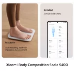 ترازوی هوشمند شیائومی Xiaomi Body Composition Scale S400 - تصویر 6