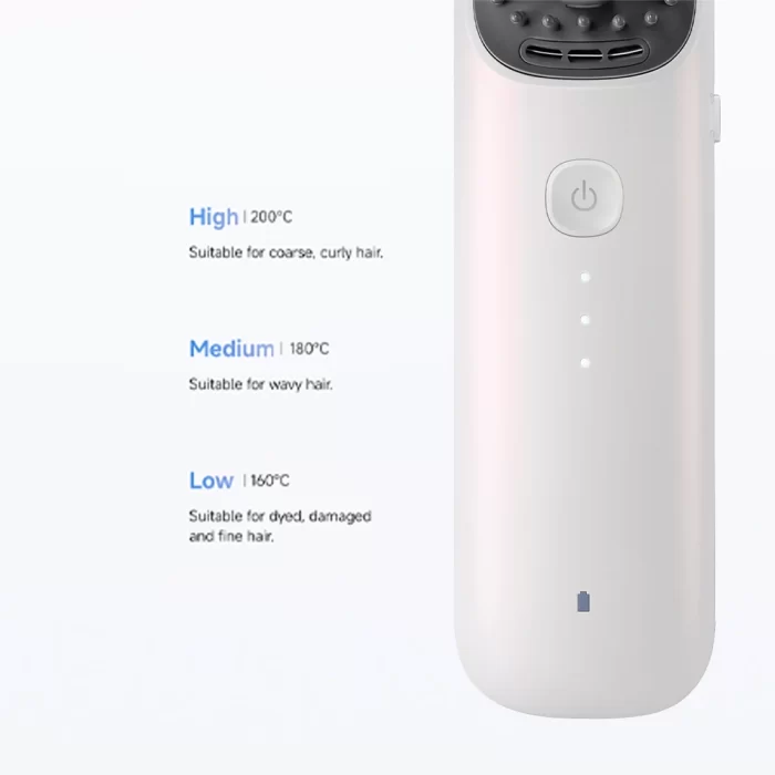 کنترل دمای سه حالته برس حرارتی بی‌سیم شیائومی MJZFS01LFکنترل دمای سه حالته برس حرارتی بی‌سیم شیائومی MJZFS01LF