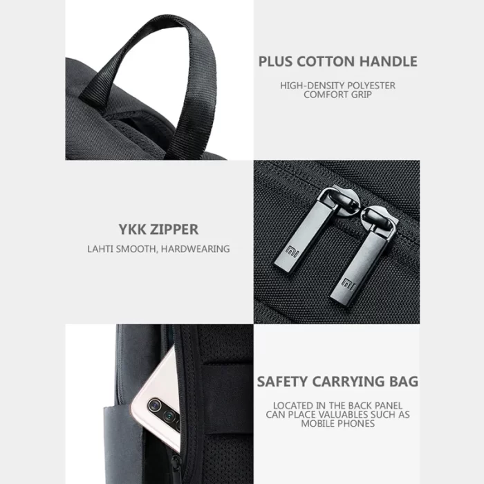 کوله پشتی لپ تاپ شیائومی Mi Classic Business Backpack 2 - تصویر 8