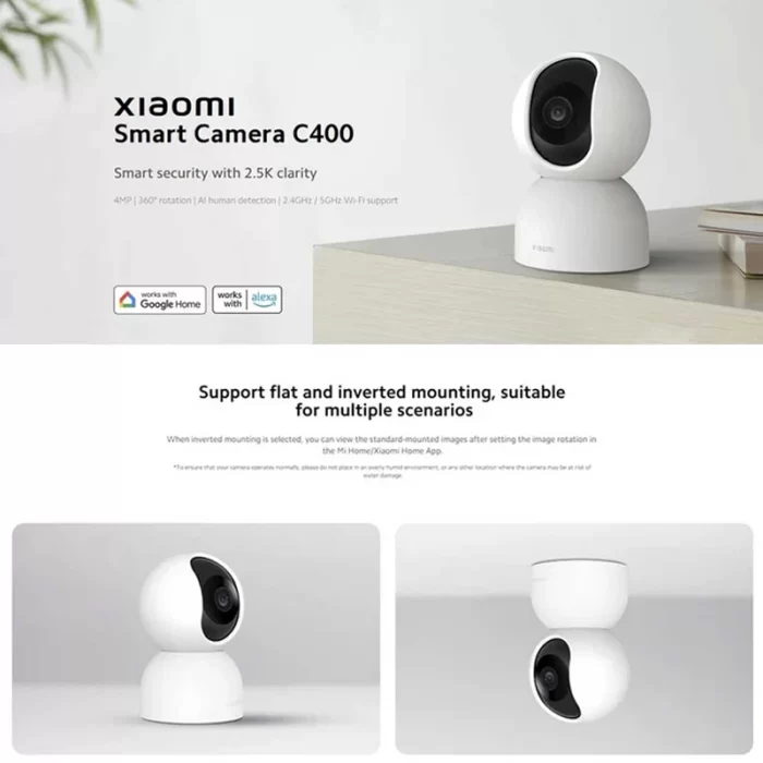 دوربین مدار بسته شیائومی Xiaomi Smart Camera C400 2.5K - تصویر 3