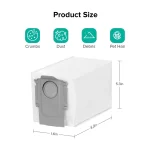 کیسه زباله جاروی رباتیک Roborock Q Revo Curv اورجینال