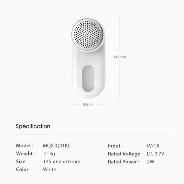 پرزگیر شارژی شیائومی Mijia مدل MQXJQ01KL - تصویر 3