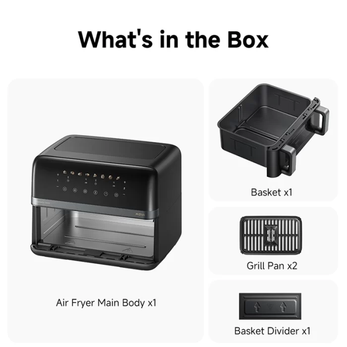 سرخ‌کن بدون روغن Mova AeroChef مدل FD20 Pro - تصویر 4