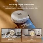 جارو رباتیک روبوراک Roborock Qrevo Curv 2 Flow - تصویر 5