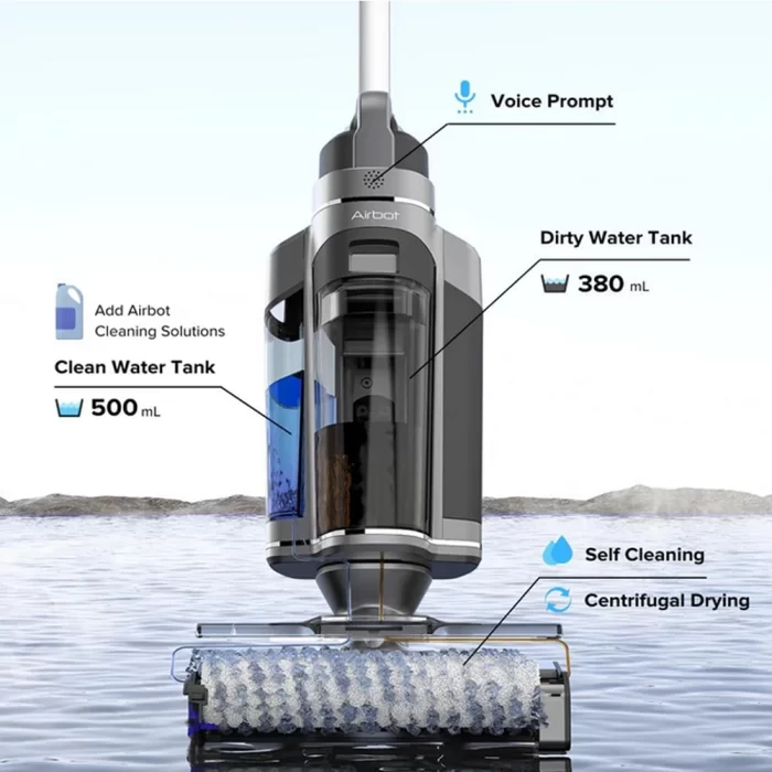 جارو شارژی Airbot iClean OMNI X با مکش ۲۰,۰۰۰ پاسکال