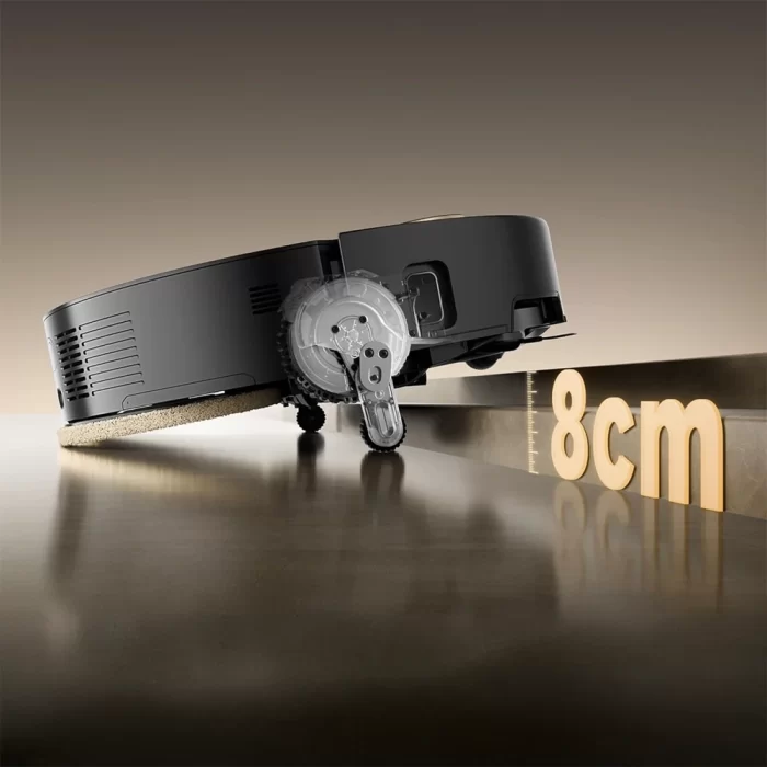 عبور از موانع 8 سانتی‌متری جارو رباتیک MOVA Mobius 60