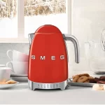 نمای بدنه استیل کتری برقی اسمگ مدل KLF03 قرمز