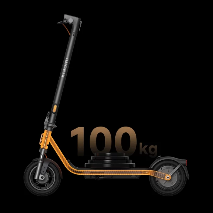 ترمز جلو کاسه‌ای و ترمز عقب E-ABS اسکوتر شیائومی