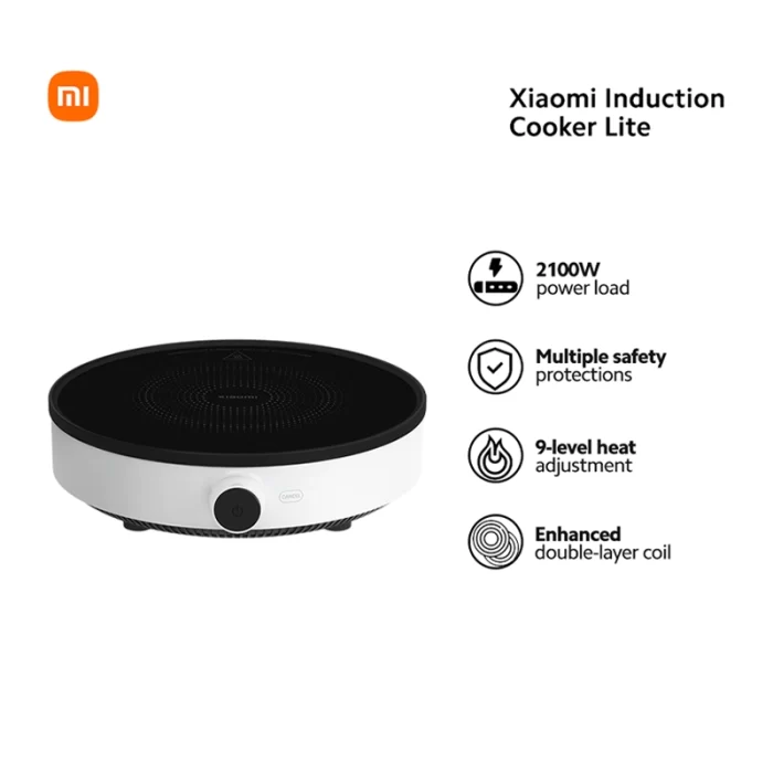 پخت یکنواخت و کنترل دقیق دما در اجاق برقی القایی شیائومی