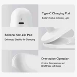 تنظیم زاویه 360 درجه چراغ مطالعه شیائومی MJTD05YL