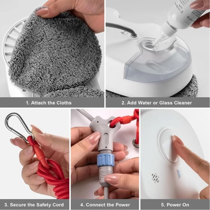 پدهای میکروفایبر ربات شیشه پاک کن شیائومی C65