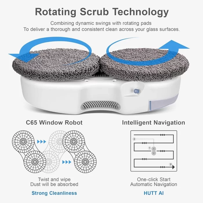 طراحی جمع‌وجور ربات شیشه پاک کن اتوماتیک شیائومی