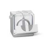 ربات شیشه شوی هوشمند Ecovacs Winbot W2 Pro Omni در حال تمیزکاری پنجره