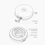 چراغ و ریسه کمپینگ شارژی شیائومی NexTool NE20233 - Image 10