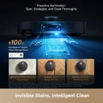 سیستم تی کشی با آب گرم در جارو رباتیک Dreame X60 Ultra