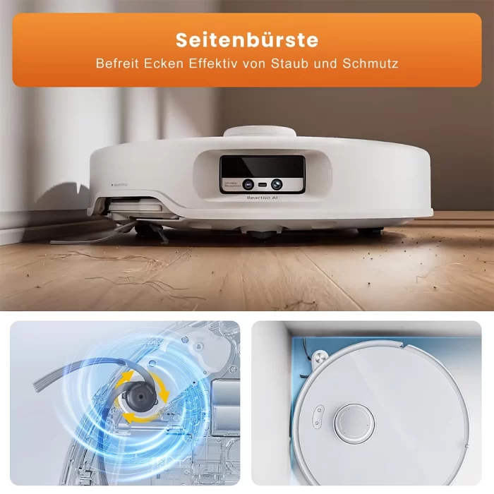 بازوی FlexiArm در جارو رباتیک Roborock Qrevo Edge