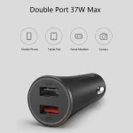 شارژر فندکی شیائومی 37 وات با قابلیت شارژ سریع Quick Charge