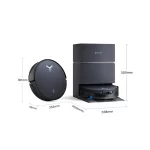 جارو رباتیک DEEBOT X12 در حال نظافت خانه