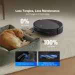 سیستم مکش قوی جارو رباتیک DEEBOT T90 PRO OMNI روی فرش