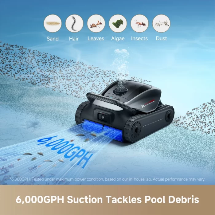 سیستم فیلتراسیون 3.5 لیتری جارو استخر MOVA Diver A10