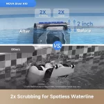 نمای نزدیک جارو رباتیک استخر MOVA Diver A10 می روبات