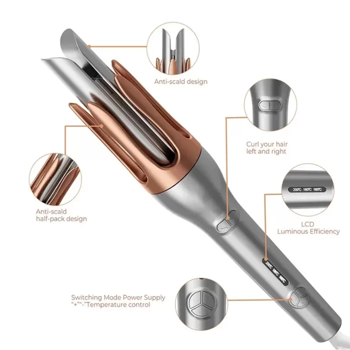 دستگاه فر کننده مو Sheglam مدل One Touch Instant Curler