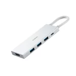 هاب 5 پورت شیائومی مدل XMDS05YM با درگاه HDMI و USB 3.0