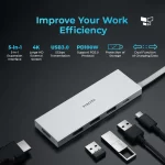 هاب چندکاره شیائومی با 3 پورت USB 3.0 و PD 100W