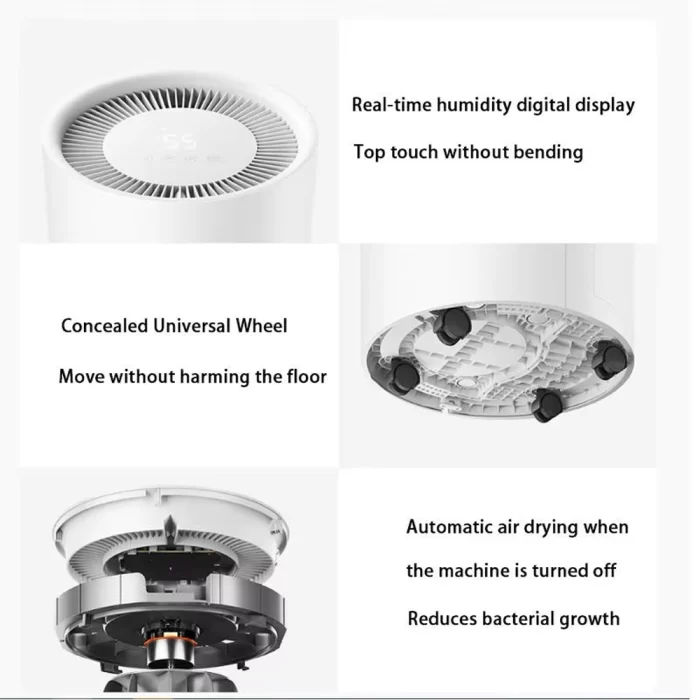 عملکرد دستگاه رطوبت‌گیر Xiaomi با پوشش 360 درجه هوا
