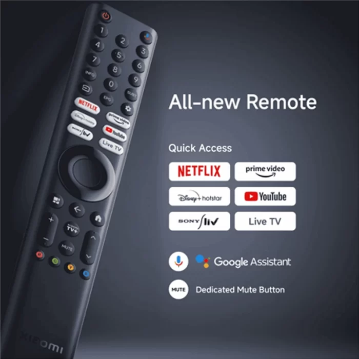 تلویزیون هوشمند شیائومی 65 اینچ با سیستم‌عامل Google TV