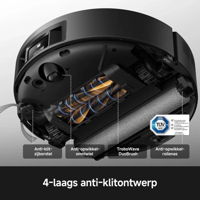 برس دوگانه و ۴ لایه ضد پیچش مو TroboWave در مووا Z70 Ultra