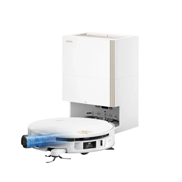 جارو رباتیک MOVA S70 Ultra به همراه ایستگاه تخلیه و شستشوی خودکار رنگ سفید در سایت می روبوت