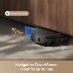 سنسور مسیریابی CovertSense و بدنه باریک ۹۰ میلی متری جارو رباتیک MOVA S70 Ultra