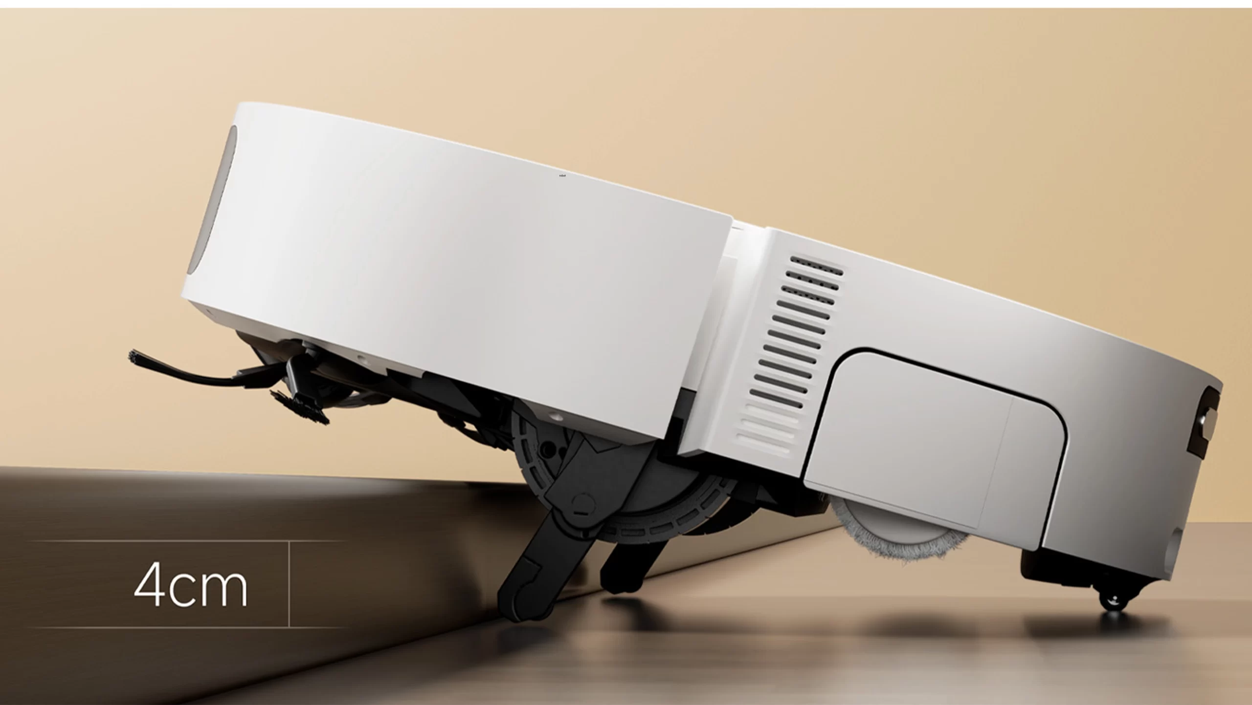 قابلیت عبور از مانع تا ارتفاع ۴ سانتی‌متر در جارو رباتیک Xiaomi Robot Vacuum 6