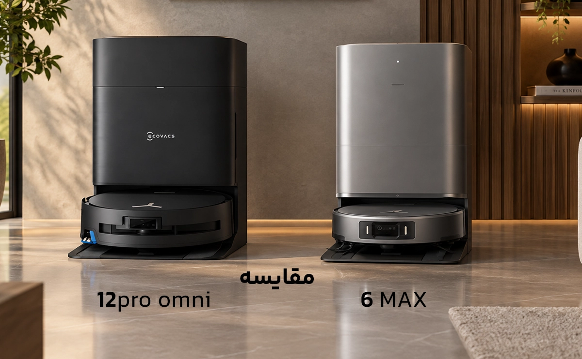 مقایسه Xiaomi Robot Vacuum 6 Max و Ecovacs X12 Pro Omni