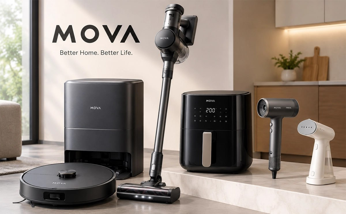 پرفروشترین محصولات MOVA شامل جارو رباتیک و رباتهای هوشمند MOVA